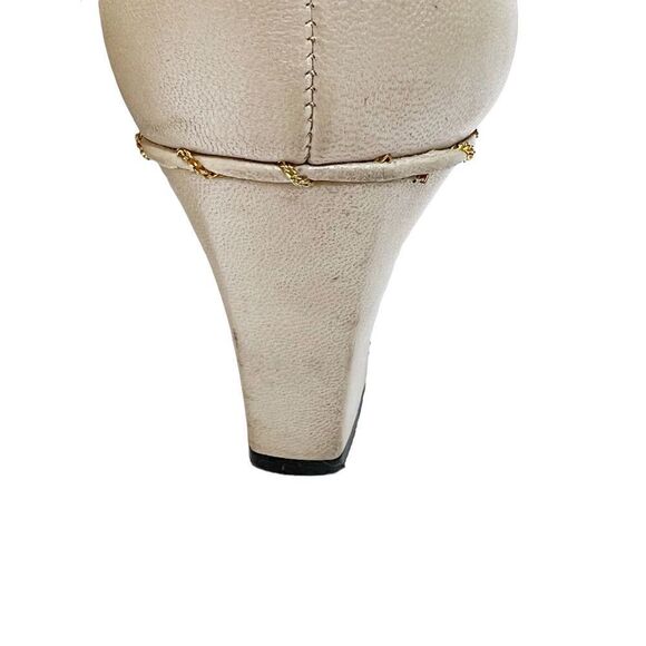 Stuart Weitzman vintage pearl quasar patent pumps size 8.5 - Picture 8 of 16